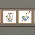 Noodle House Light Box Noodle Light Box Vegetable Plate Light Box Wall Light Box Cabo Light Box Advertising Light Box 3d model
