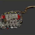 Engine Racing Engine Racing Engine Car Engine Car Engine Modern Vehicle 3d model