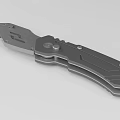 Durable Tactical Folding Knife With Ergonomic Metal Handle And Sharp Blade