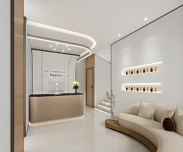 Modern Hall Medical Beauty Front Hall 3d model