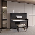 Modern Piano 3d model