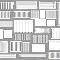 Various Modern Radiator Designs And Styles For Home Heating Systems 3d model