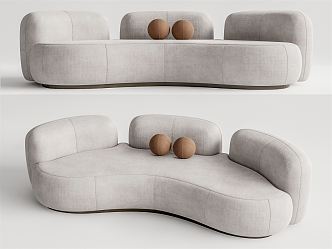 Modern Multiplayer Sofa 3d model