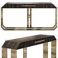 Modern Coffee Table Interior Design With Sleek Metal Frame And Wooden Top