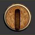 Handcrafted Wooden Bowl With Pestle Featuring Golden And Black Decorative Patterns