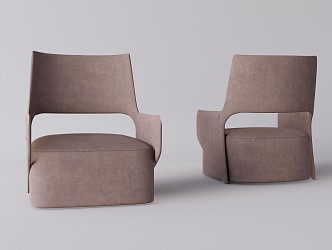 Modern Single Sofa Leisure Chair 3d model