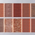 Red brick wallpaper imitation red brick sticker background red brick wall red brick wall red brick outdoor wall tile 3d model