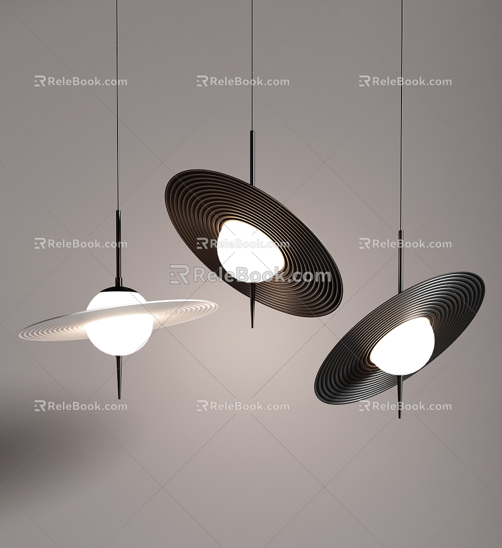 Modern FLOS chandelier 3d model