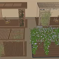 Wooden Outdoor Pergola Design With Climbing Plants Greenery And Seating