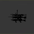 Varied Tactical Firearms Collection Including Assault Rifles With Scopes And Magazines