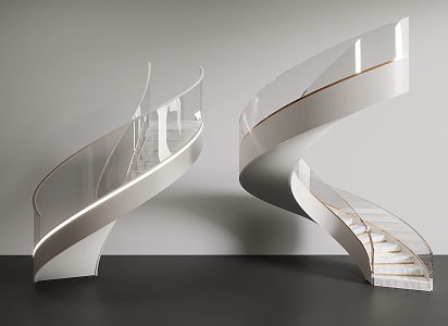 revolving staircase 3d model