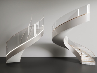 revolving staircase 3d model