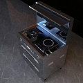 integrated stove 3d model