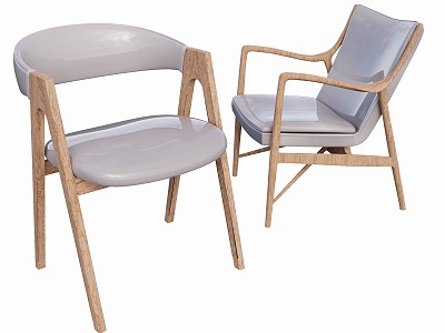 Modern single chair dining chair model