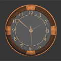 Modern clock wall clock 3d model