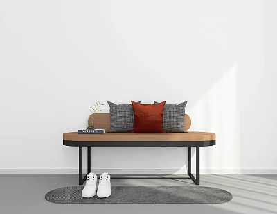 Shoe Changing Stool Shoe Changing Stool Model Shoe Changing Stool Decoration Shoe Changing Stool Decoration Porch Stool Bench Stool 3d model