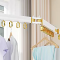 modern drying rack folding drying rack 3d model