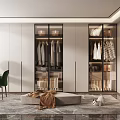 Modern Cloakroom 3d model