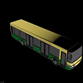 CTB Transport 101 Bus Yellow And Green Exterior Design With Side Windows
