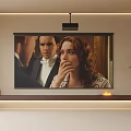 High Definition Projection Monitoring System With Real Time Display For Home Security Surveillance