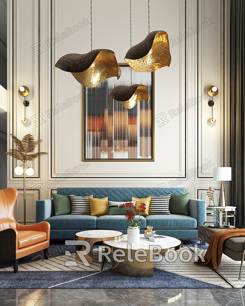 Light Luxury Living Room model