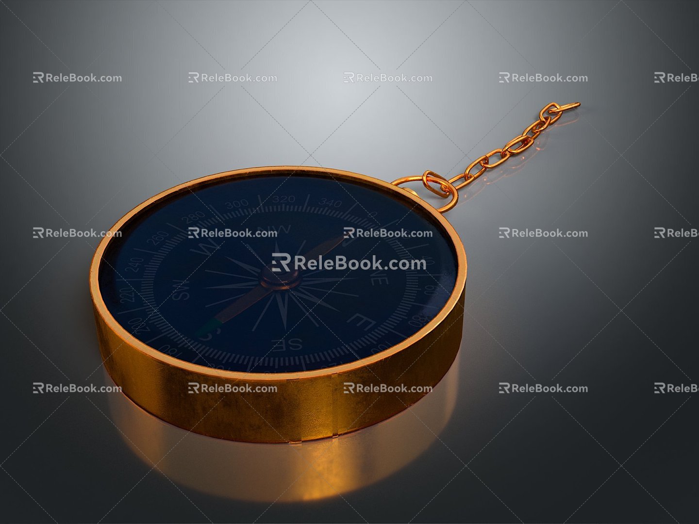 Compass Instrument Instrument Items 3d model