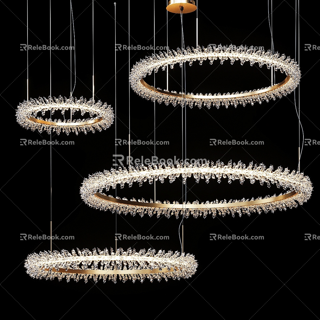 Chandelier Combination Lamp Chandelier Ceiling Lamp Lighting Appliance Art Furniture Light Luxury Bulb Shaped model