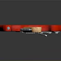 Red Electric Guitar As Essential Daily Life Musical Instrument