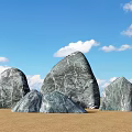 Landscape Stone 3d model