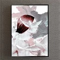 Watercolor Portrait Painting Of Female Figure With Leaf Covered Face And Soft Tones