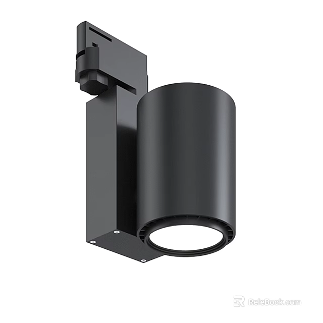 Downlight Spotlight Black Modern Sleek Wall Mounted Design For Home Lighting 3d model