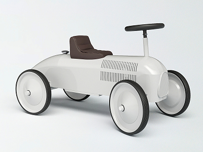 Modern toy car trolley 3d model