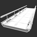 Modular Suspended Ceiling System With White Panels And Metal Frame Design