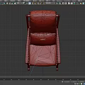 Stylish Rocking Chair With Black Frame White Cushion And Light Green Pillow
