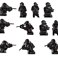 Characters Special Forces 3d model