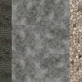 Textured Wall Surface With Dark Mosaic Tiles Gray Stone And Light Square Tile Designs