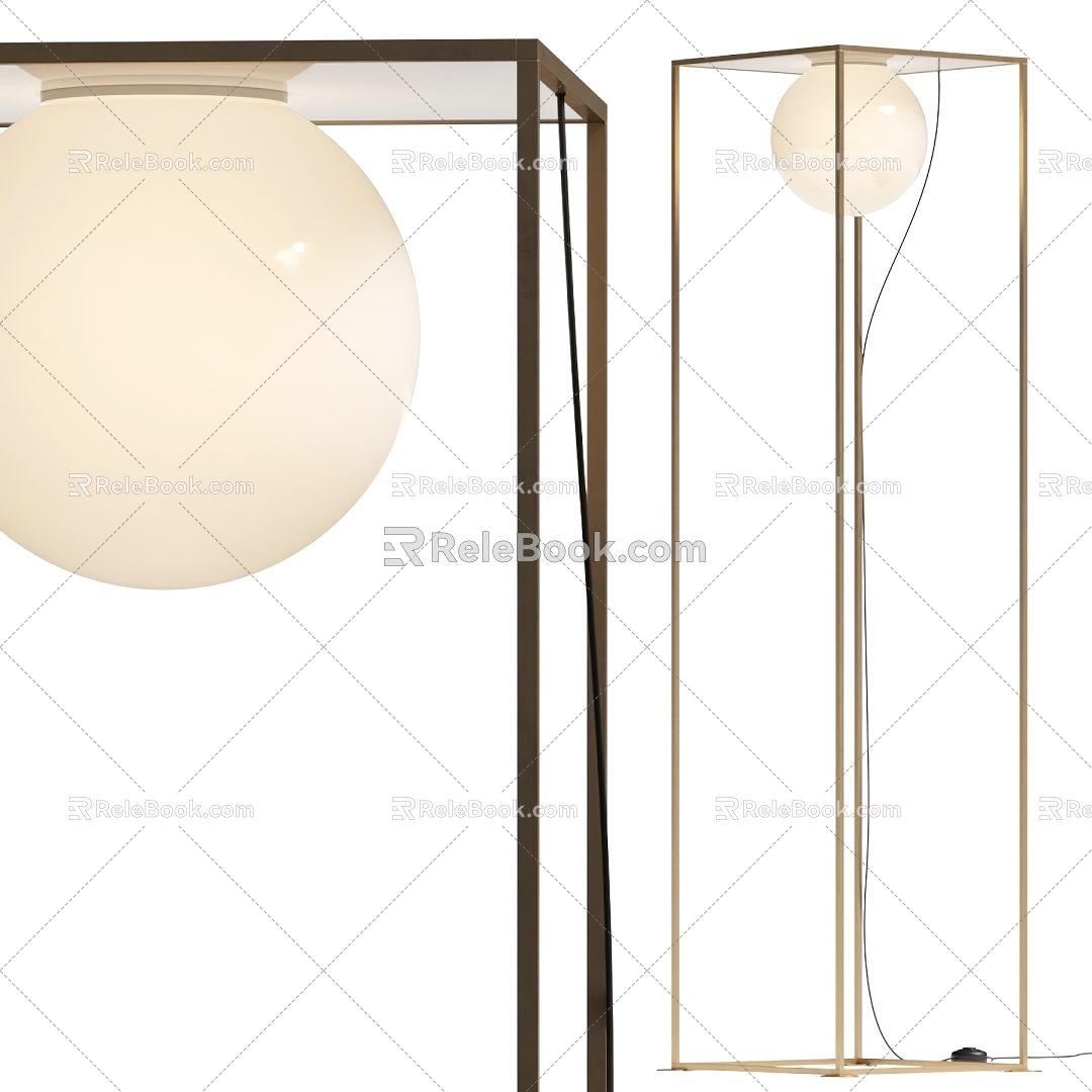 Modern floor lamp 3d model