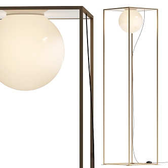 Modern floor lamp 3d model