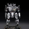 Modern robot science and technology sense robot combat mecha ornaments toys 3d model