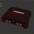 Black Projection Monitoring Device Featuring Control Panel Display Screen and Buttons