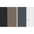Flush Doors in Black Brown Navy and White Modern Sleek Design for Home Interior