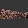 Rusty Old Fashioned Agricultural Hoe Equipment For Farming Work Use