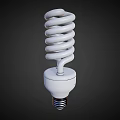 Efficient Spiral Energy Saving Light Bulb For Daily Home Lighting Use 3d model