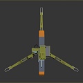 laser tower turret turntable sci-fi tower defense game tower defense sci-fi turret game turret game turret 3d model