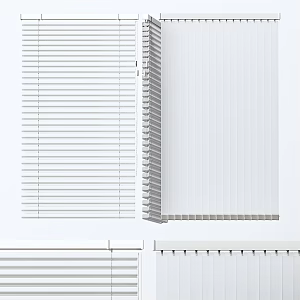 Modern venetian blinds venetian blinds combination 3d model