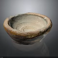 Handmade Ceramic Bowl With Rustic Design And Earth Tones For Daily Use 3d model