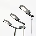 Modern Outdoor Lights With Curved Metal Brackets For Street And Garden Use