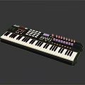 Professional Electronic Keyboard With Full Size Keys Control Panel And Digital