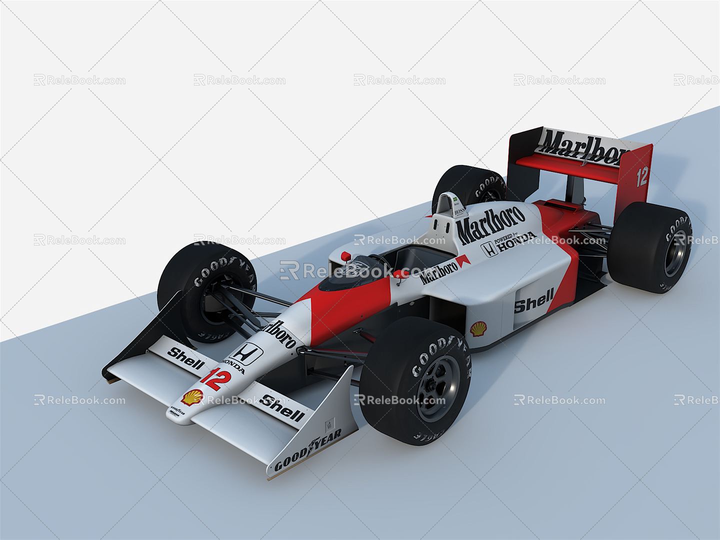 Honda Racing Modern Toy Car 3d model