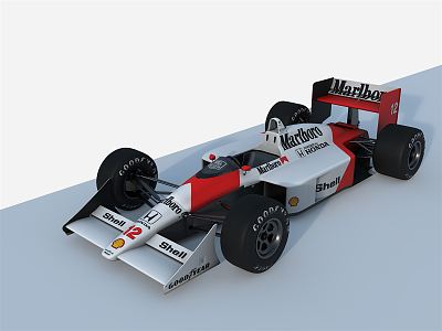 Honda Racing Modern Toy Car 3d model